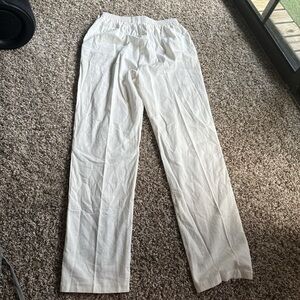 White Linen Pants